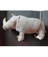 Ikea Onskad Rhino Plush Stuffed Animal Grey Rhinoceros 20&quot; Long Soft Toy - £13.40 GBP