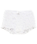 Leg Avenue Junior Ruffle Rhumba Boy Shorts, One Size, White - $45.59