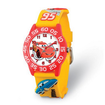 Disney Kids Cars Lightning McQueen Acrylic Time Teacher Watch - £23.18 GBP