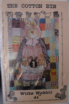 Wood based Rabbit Pattern Willa Wabbit 41&quot; Folkart - £4.49 GBP