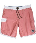 MEN&#39;S GUYS SWIM ANALOG HAMMER SALMON BOARDSHORTS NEW $65 - £29.05 GBP