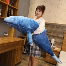 Blue Whale Plush Dolls Sea Animals Japanese Whale Stuffed Plush Toys For Childre - £39.54 GBP