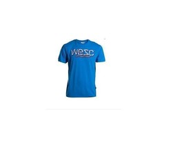 Mens&#39; Guys Wesc Light Blue Earthquake S/S Graphic Logo Tee T Shirt New $30 - £13.27 GBP
