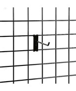 NEW GRIDWALL 8&quot; BLACK  PEG HOOKS LOT OF 24PCS - €20,31 EUR