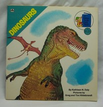 Vintage 1977 Golden Look Look Book Dinosaurs Small Paperback Children&#39;s Book - £11.93 GBP