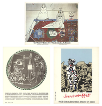 Bundle- 3 Assorted Steinberg, Picasso, Dubuffet Deck of 50 Postcards - £98.92 GBP