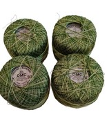 DMC No 30 225 yd Crochet Thread Superba Green 92 - 4 count - £25.65 GBP