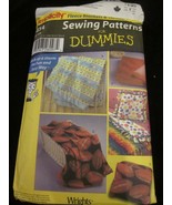 Simplicity Sewing Patterns For Dummies 5854 Fleece Blankets &amp; Throws Bra... - £7.81 GBP