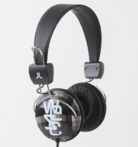 Mens Guys Womens Wesc Conga Overlay Audio Headphones Grey Checkered New $55 - £23.59 GBP