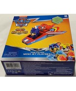 Paw Patrol Mini Jet Playset Mighty Super Paws w/ 2 Pups Kids Toy NEW - £10.15 GBP