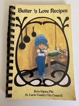 1983 Beta Sigma Phi Cook Book Butter N Love Recipes St Lucie County - £10.32 GBP