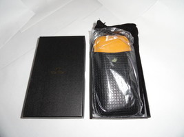 Black &amp; Gold Leather  Carrying Case - $75.00