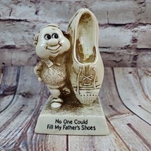 1977 Vintage Russ Berrie &amp; Co Figurine Award No One Could Fill My Father... - $13.93