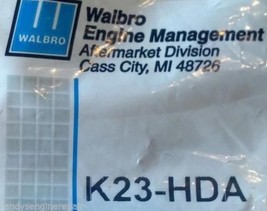 K23-hda Walbro Carburetor Repair Kit OEM Genuine Carb Rebuild Overhaul - £10.19 GBP