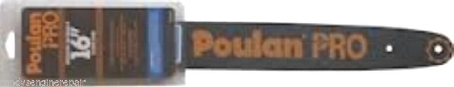 Poulan Pro Replacement 16" Chain Saw Bar #952044369 - $32.99
