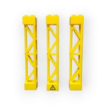 Lego 95347 Support Girder 2x2x10 Yellow (Lot of 3) Pillar Bridge City Cr... - £9.34 GBP