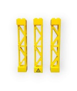 Lego 95347 Support Girder 2x2x10 Yellow (Lot of 3) Pillar Bridge City Cr... - £9.34 GBP