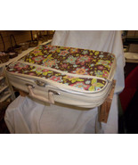 Free Shipping FLORAL SUITCASE vintage canvas cloth carry on travelware M... - €52,47 EUR