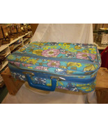 Free Shipping FLORAL SUITCASE vintage canvas cloth carry on travelware M... - €34,98 EUR