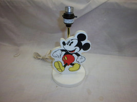 FREE SHIPPING WALT Disney numbers mickey mouse lamp light vintage toy - £31.69 GBP