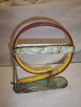FREE SHIPPING vintage tin toy Shoot A Loop marble shooting game 1950s very old a - £27.67 GBP