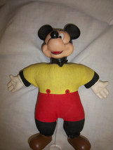 FREE Shipping Mickey Mouse vintage walt disney Doll toy pull string plus... - £23.76 GBP