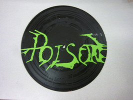 Free ship Spin painted POISON rock n roll vintage vinyl record Spin art handmade - £10.34 GBP