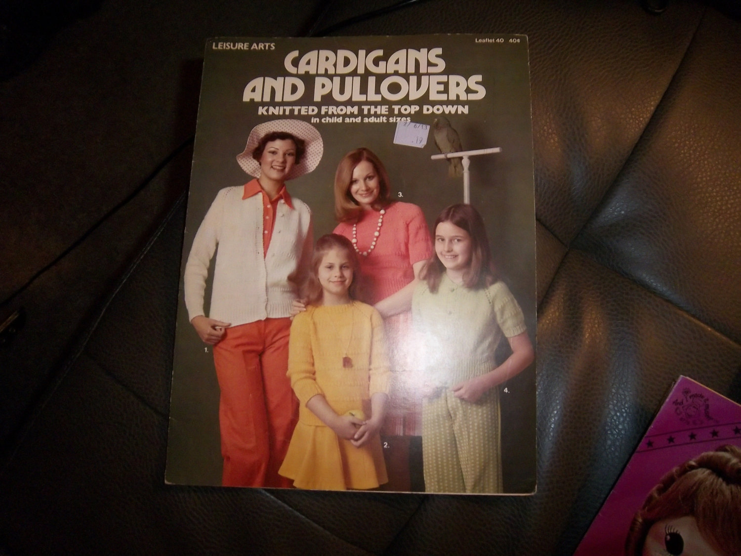 free ship cardigans &amp; pullovers knitted from the top down leaflet 40 404... - $6.99