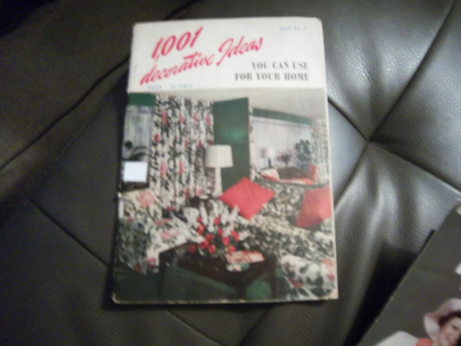 free ship 1001 decorative ideas book magazine retro 1950s mid century mo... - $9.99