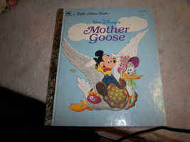 Free Ship Vintage Little Golden Book Walt Disney&#39;s Mother Goose children childs  - £5.25 GBP