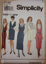 Simplicity Misses’ Jumper In Two Lengths Size 6-10 #8546  - $5.99