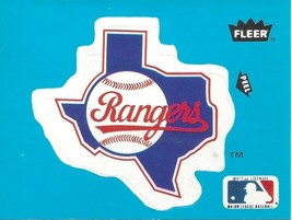1985 Fleer Large Team Logo Texas Rangers - £0.79 GBP