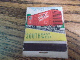 St. Louis San Francisco Railway Matchbook Picturing Box Car - €8,74 EUR