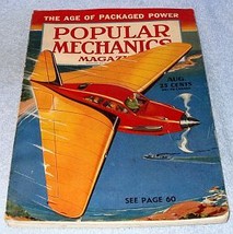 Vintage Complete Popular Mechanics August 1941 Magazine Hobby Science Engineer - £8.00 GBP