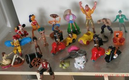 Toys Hobbies Action Figures TV Movie LOT of 27 Hasbro DC Chap Mei Disney McD&#39;s  - £118.03 GBP