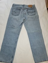 Vintage Levis 501 Denim Jeans Button Fly Size  33 X 28.5&quot; USA 90s 501 bo... - £33.88 GBP