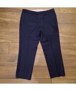Brooks Brothers Regent Fit Flat Front Dress suit Pants Mens 36x26 navy b... - $11.00