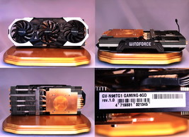 GIGABYTE GEFORCE GTX 980TI GV-N98TG1 OEM Heatsink/Fan Assembly Cooler - £54.18 GBP