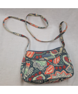 Vera Bradley Little Crossbody Purse in Nomadic Floral w/ Grey Lining - $364.10 MXN