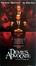 Devil&#39;s Advocate [VHS 1998] 1997 Keanu Reeves, Al Pacino, Charlize Theron - £1.78 GBP