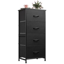 Dresser With 4 Drawers, Fabric Storage Tower, Organizer Unit For Bedroom... - $84.99