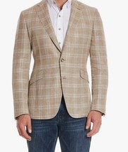 NWT Robert Graham  Clooney Tailored Fit Sportcoat Jacket Size 40 Khaki $698 - $287.15