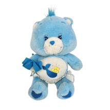 10&quot; Baby Tugs Bear Blue Care Bear 2003 Talks Talking Stuffed Animal Plush Toy - £29.14 GBP