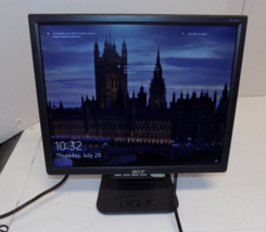 Acer Model AL1706 17 inch Square Computer Monitor with Cables - £30.74 GBP