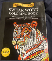 Swear Word Coloring Book: The Jungle Adult Coloring Book - £3.52 GBP
