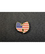 Wu-Tang USA Flag Enamel Pin Lapel Tao Of Wu Tang Badge RZA Old Glory Ame... - $8.38