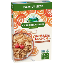 Organic Cinnamon Crunch Cereal, Value Size, 14.5 Oz. - £6.77 GBP