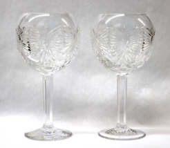 2 Waterford Crystal HAPPINESS Millennium Collection Wine Balloon Toasting Goblet - £58.97 GBP