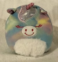 Squishmallows Anouk Unicorn 5&quot; Tie Dyed Pastels Plush Fuzzy Belly Mystery Squad - £7.90 GBP