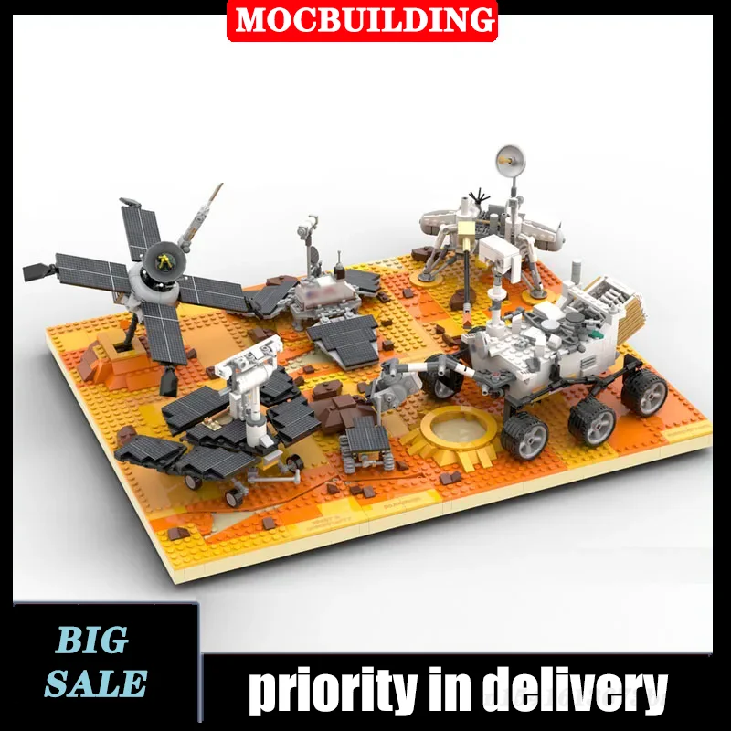Mars Explorer lander Space Model Building Block Assembly MOC Planet Spacecraft - £46.60 GBP+